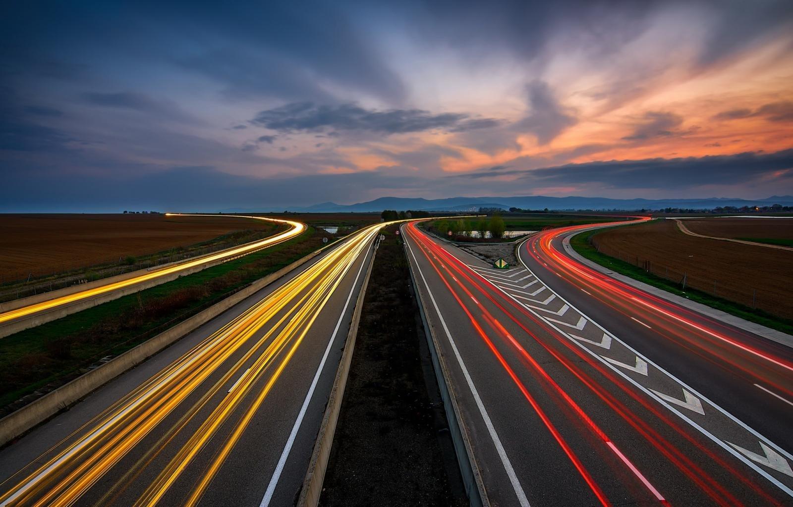 1600x1024 Highway wallpaper HD for desktop background