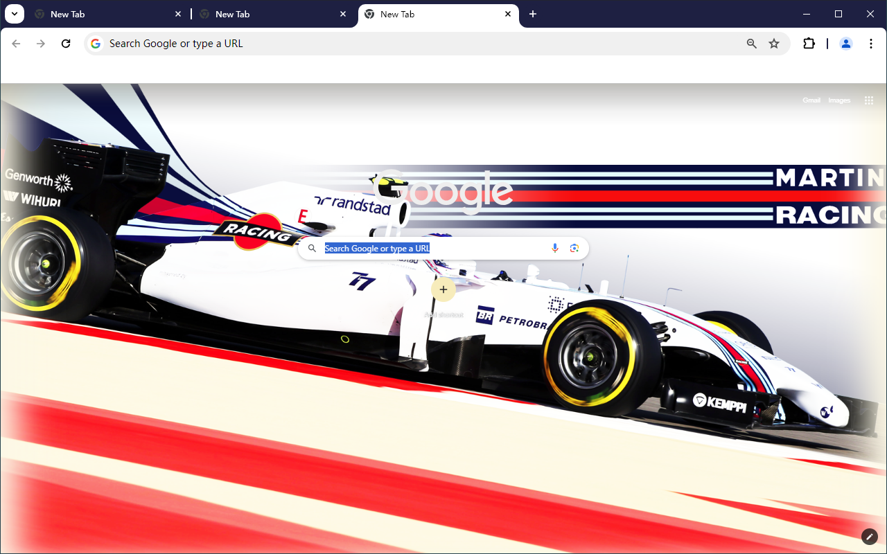 1280x800 F1 Williams Team Theme Web Store