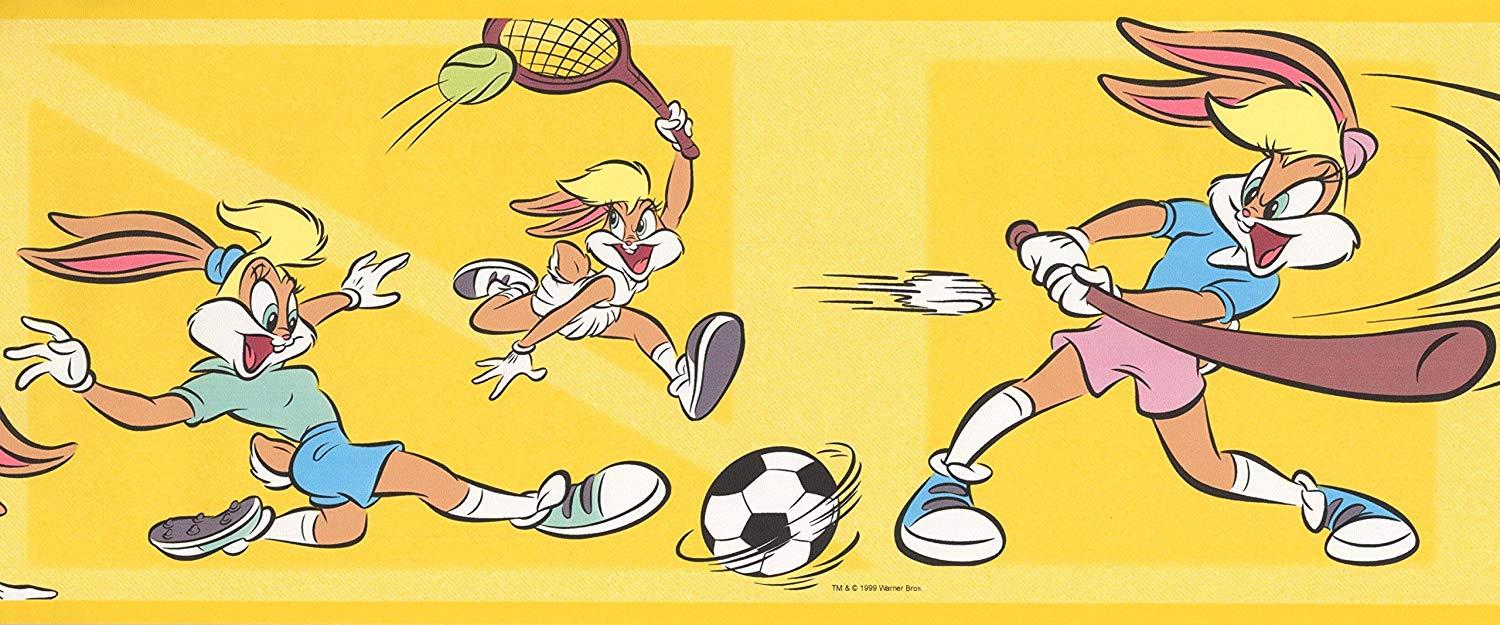 1500x625 Lola Bunny Sports Looney Tunes Disney Cartoon Wallpaper