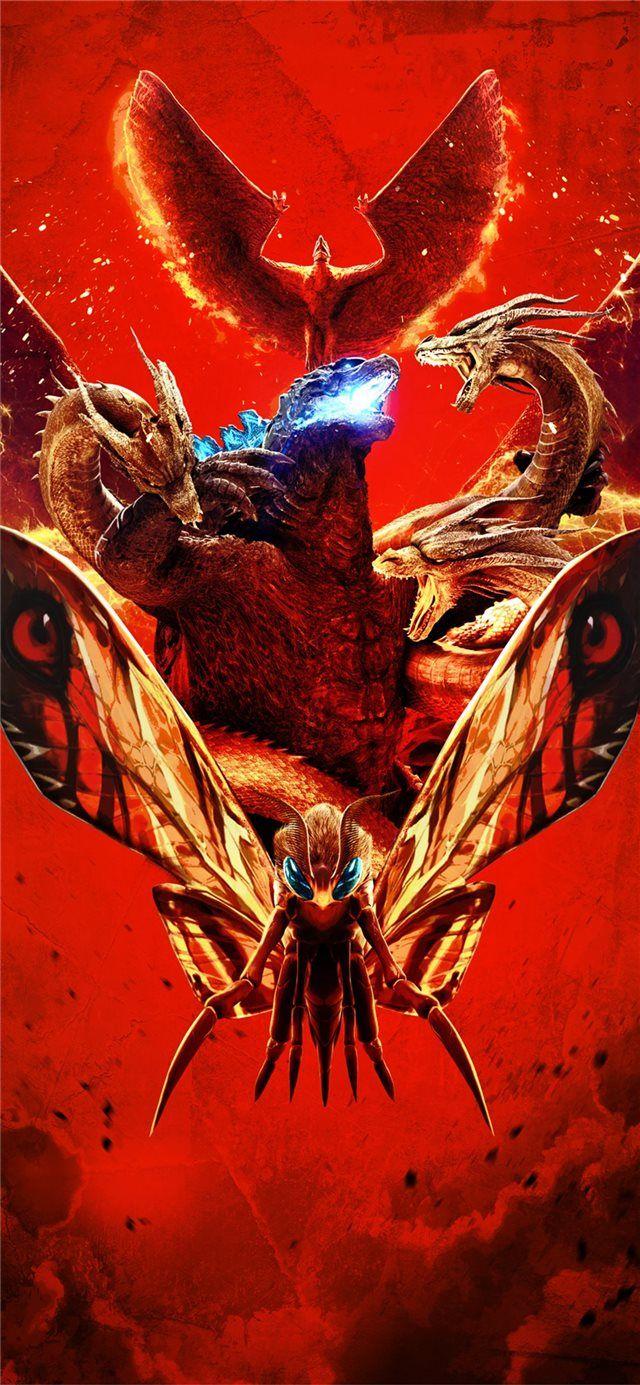 640x1385 godzilla king of the monsters 5k iPhone X Wallpaper