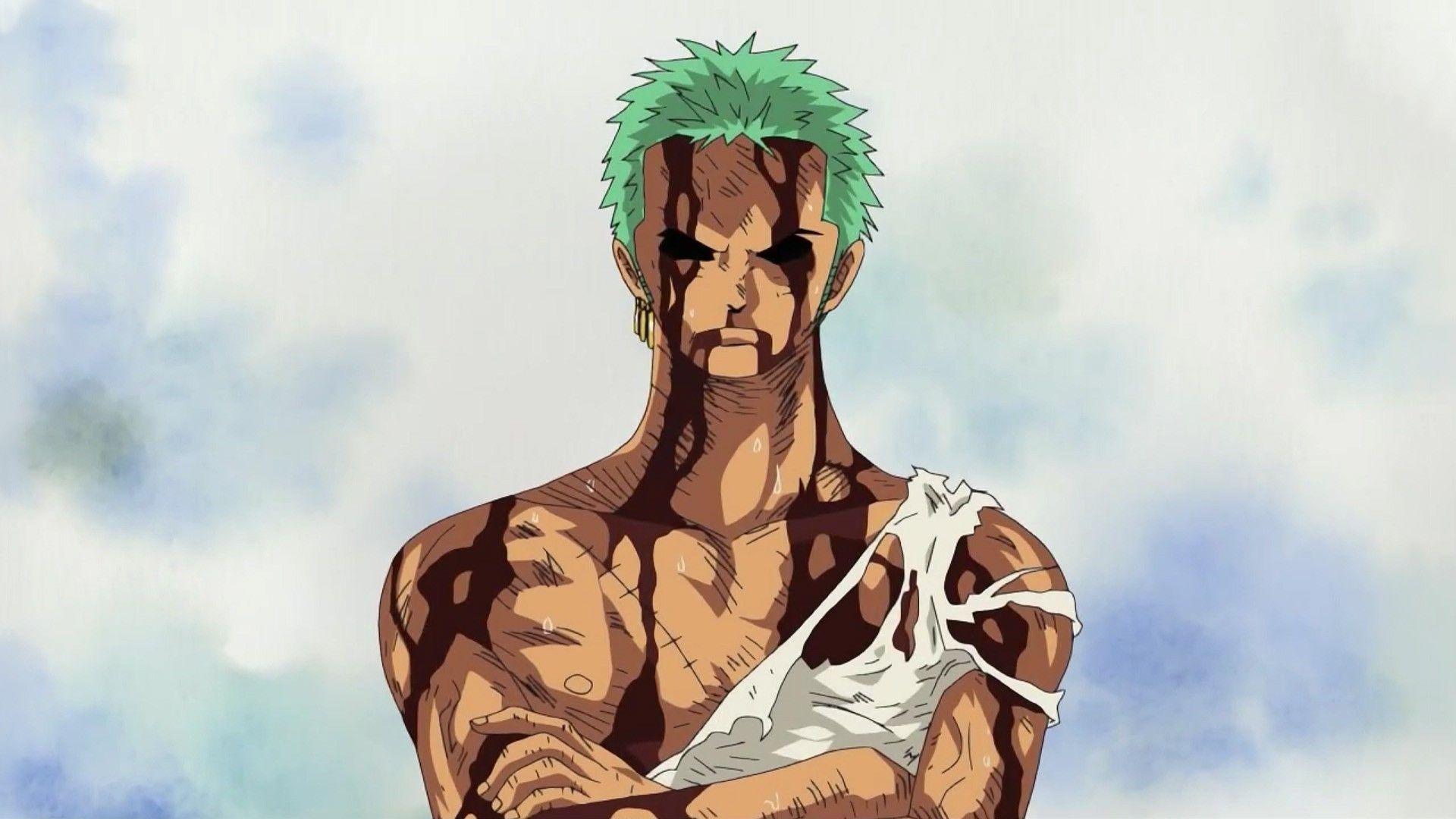 Zoro In Epic Manga Style Wallpaper by patrika