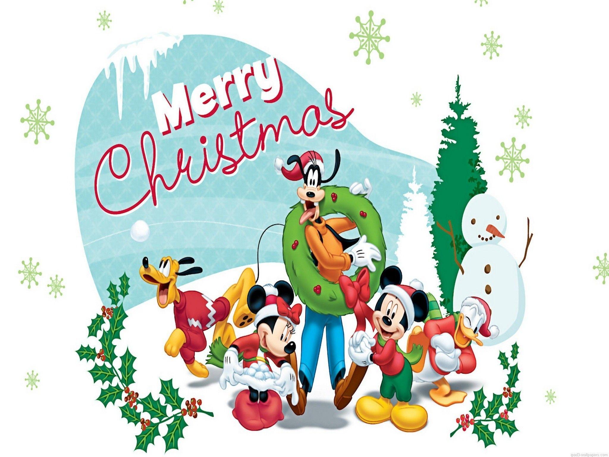 2048x1536 Disney Christmas Wallpaper Desktop
