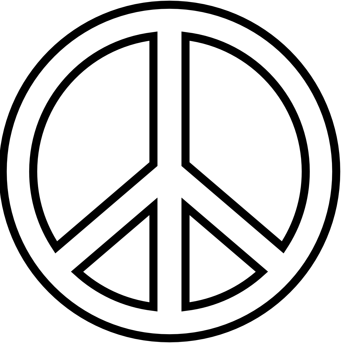 1331x1319 Download Peace Symbol