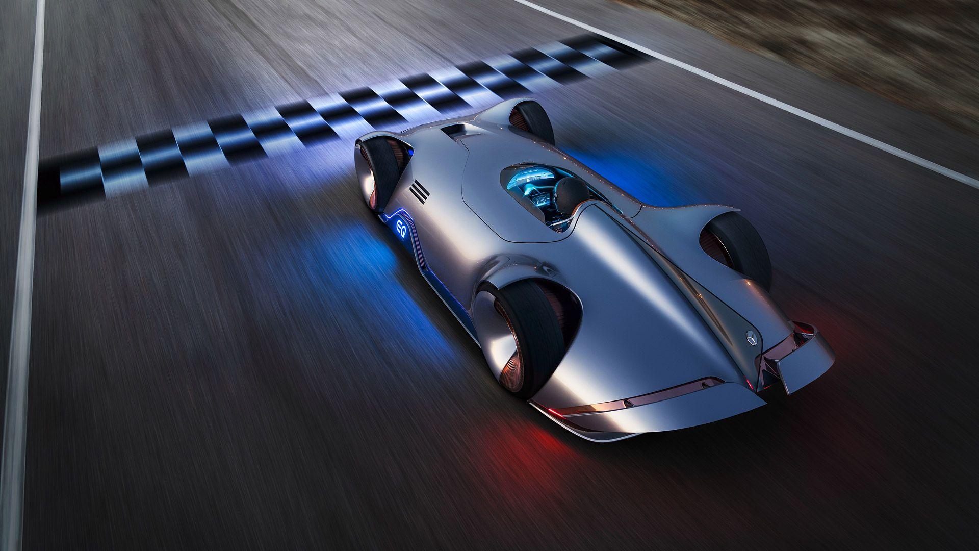 1920x1080 Mercedes Benz Vision Eq Silver Arrow Concept Wallpaper