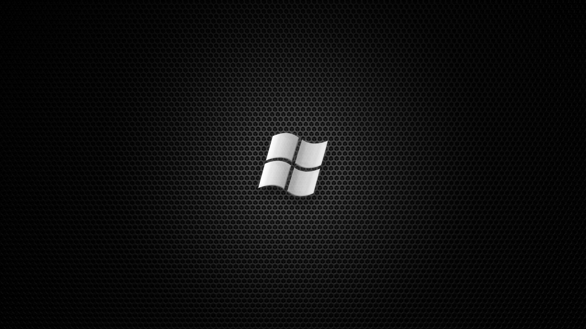 1920x1080 Download wallpaper 1920x1080 windows, black, gray, icon