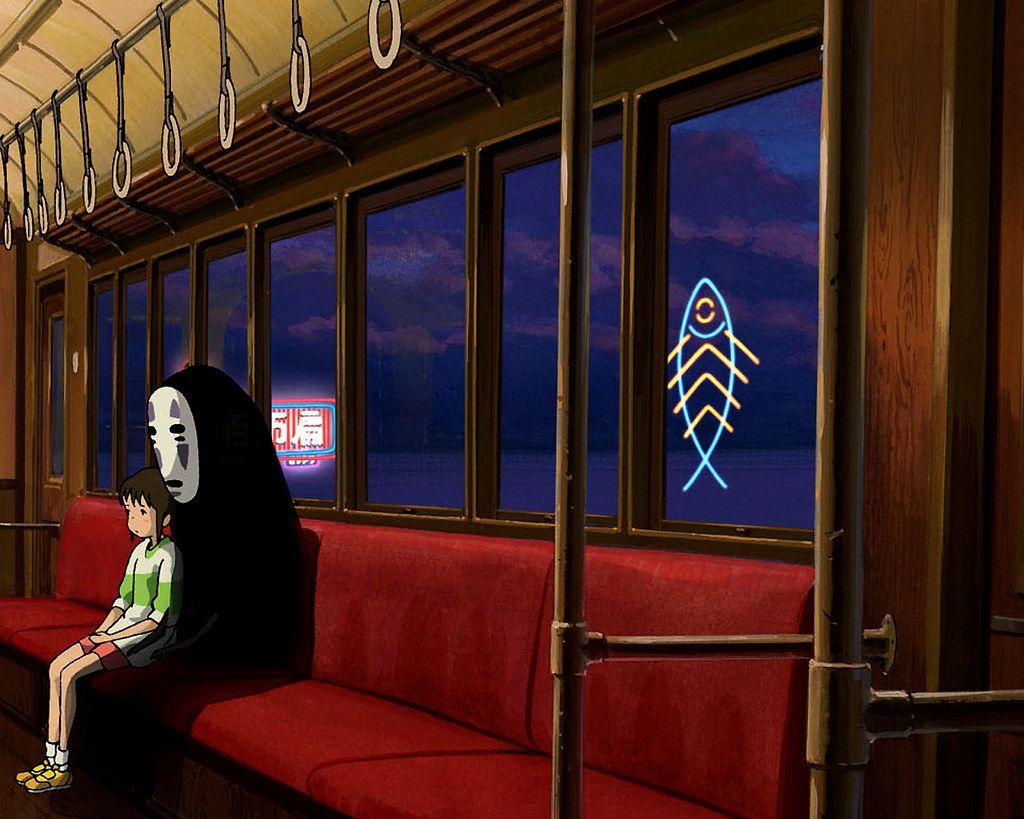 Chihiro Train HD Wallpaper