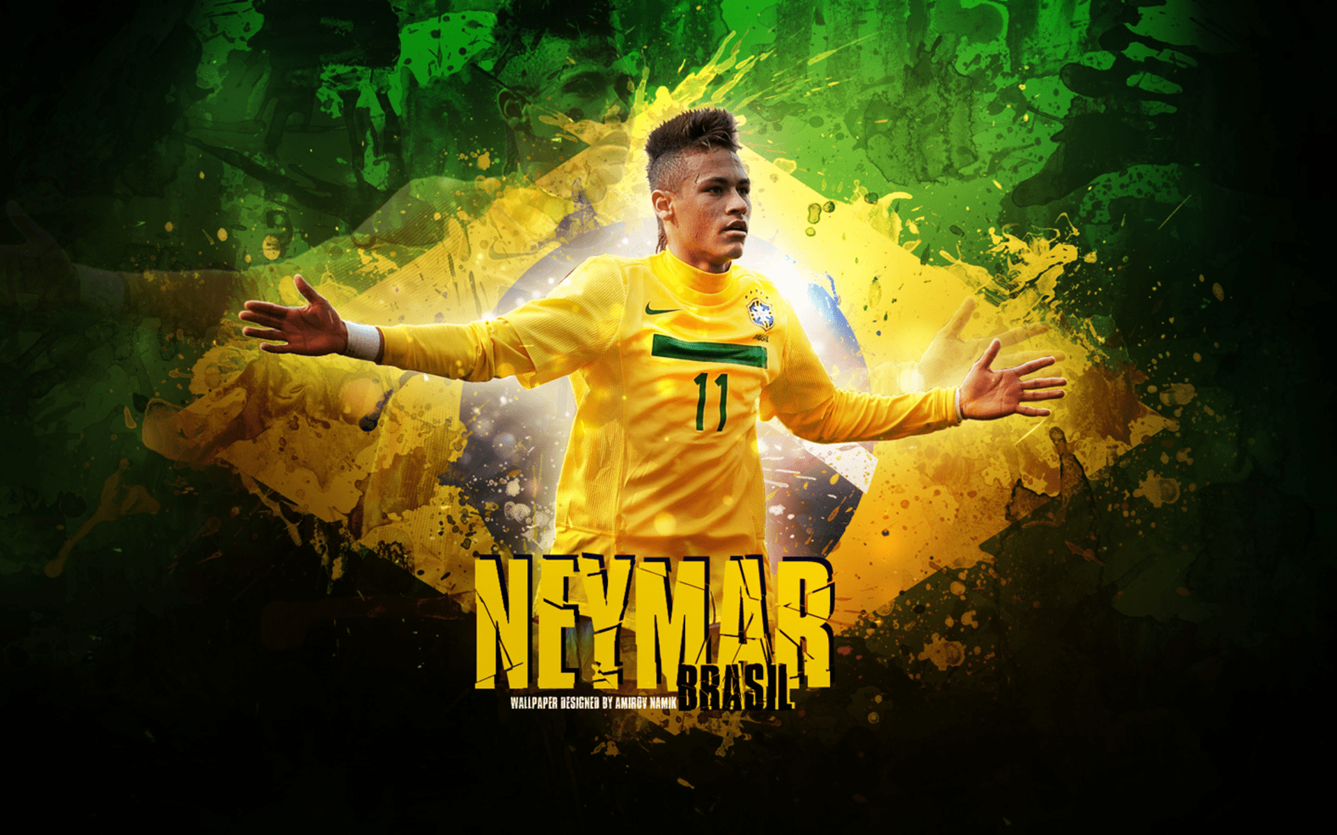 1920x1200 Download Brazil National Football Team
