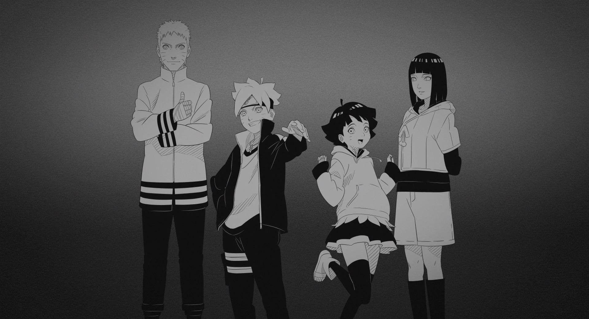 1920x1040 Naruto family poster, Uzumaki Himawari, Uzumaki Boruto