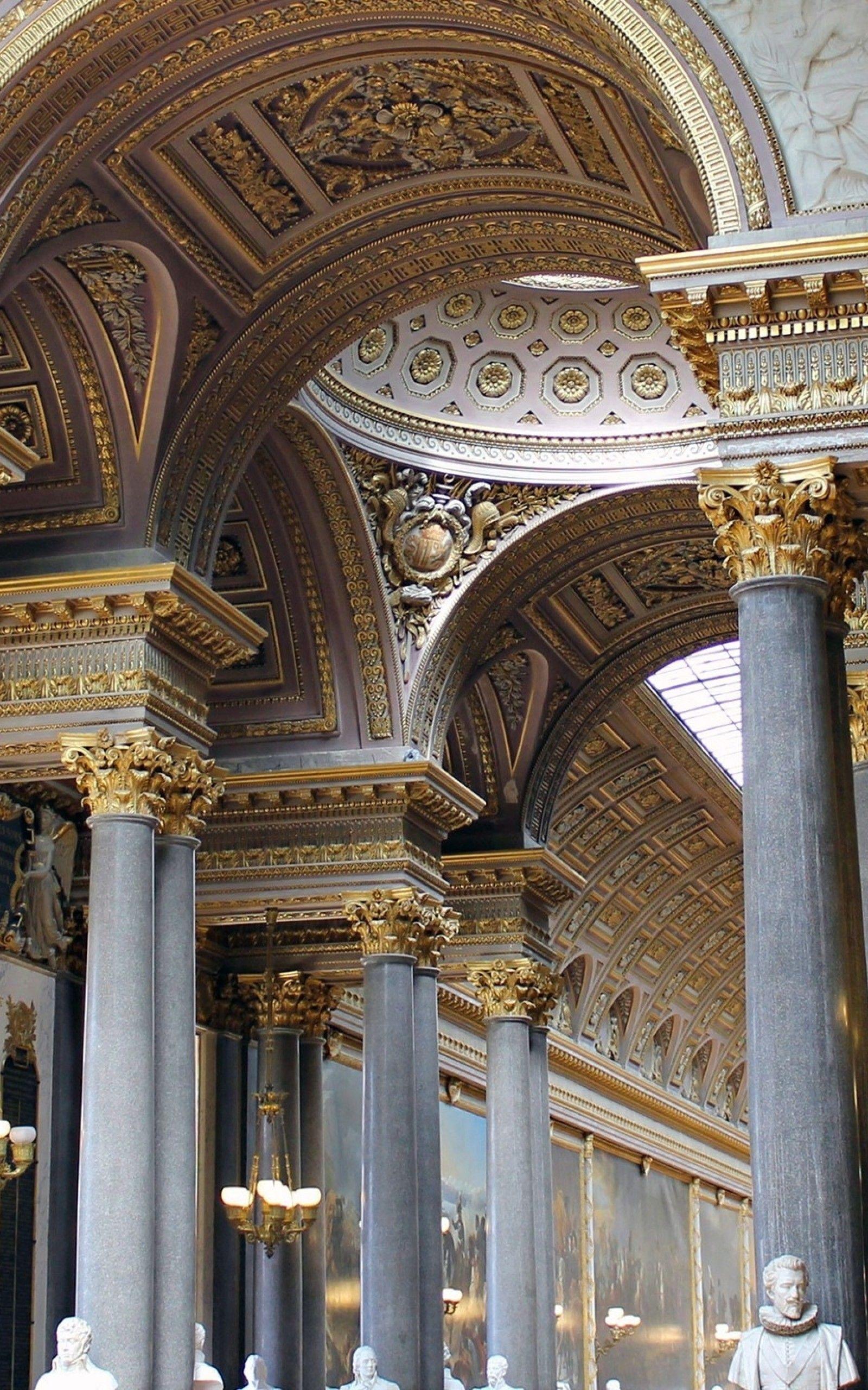 1600x2560 Download 1600x2560 Palace Of Versailles, Columns, Gold
