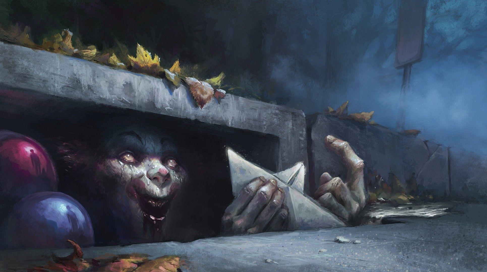 1931x1080 Pennywise HD Wallpaper Desktop Image and Photo