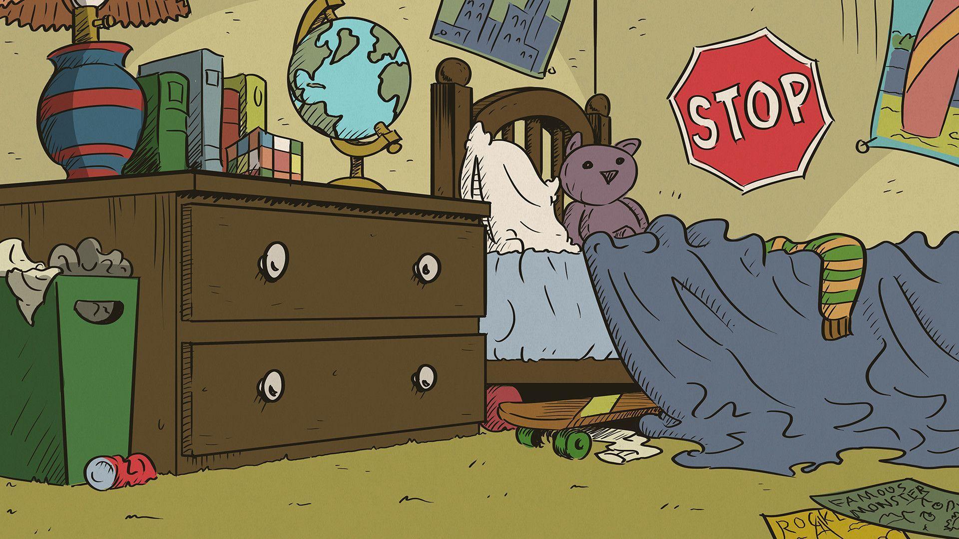 1920x1080 Bedroom The Loud House poster