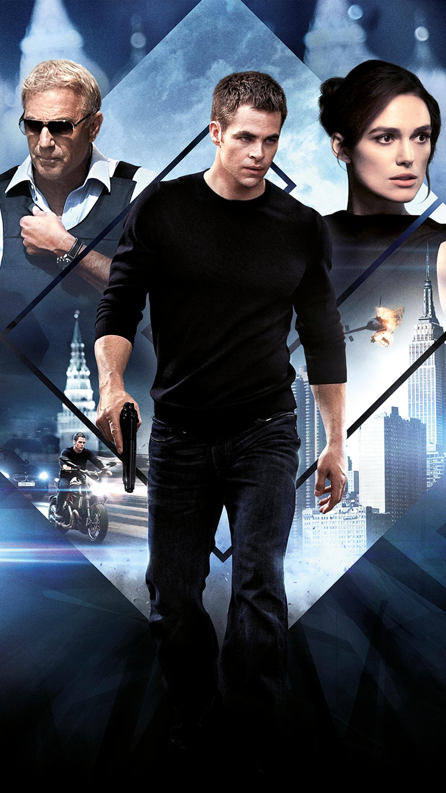 1536x2732 Jack Ryan: Shadow Recruit (2014) Phone Wallpaper