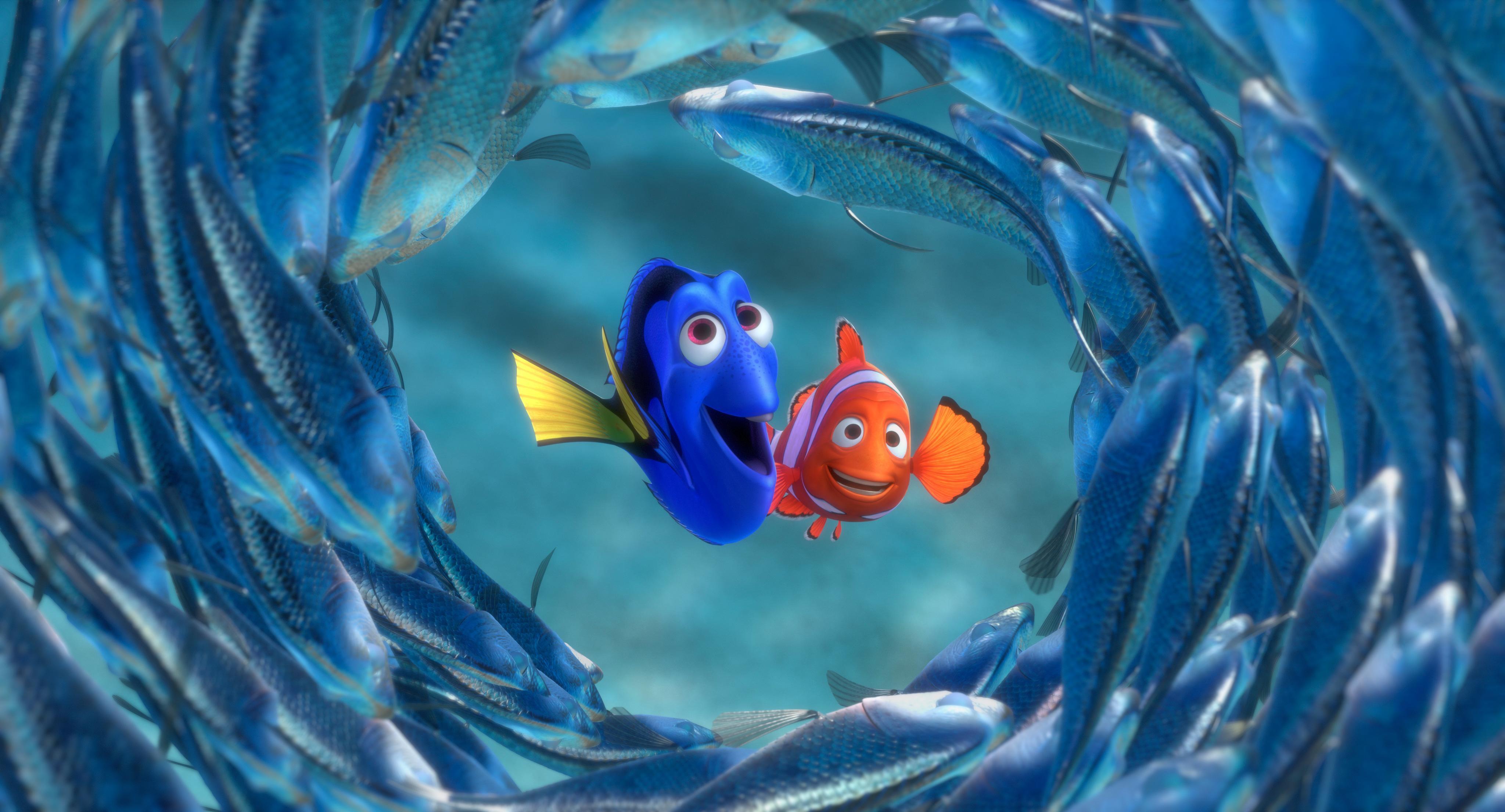 4096x2210 Nemo Wallpaper. Nemo Pixar