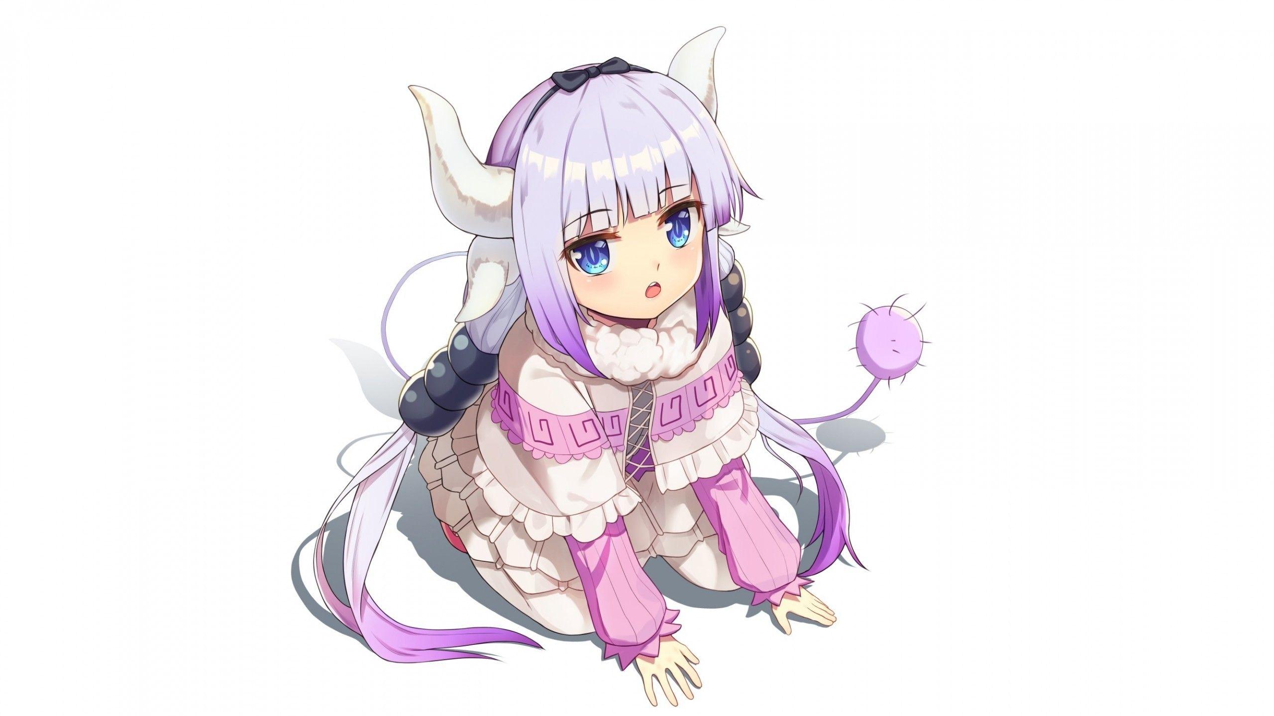 2560x1440 Download 2560x1440 Kanna Kamui, Cute, Loli, Kobayashi San