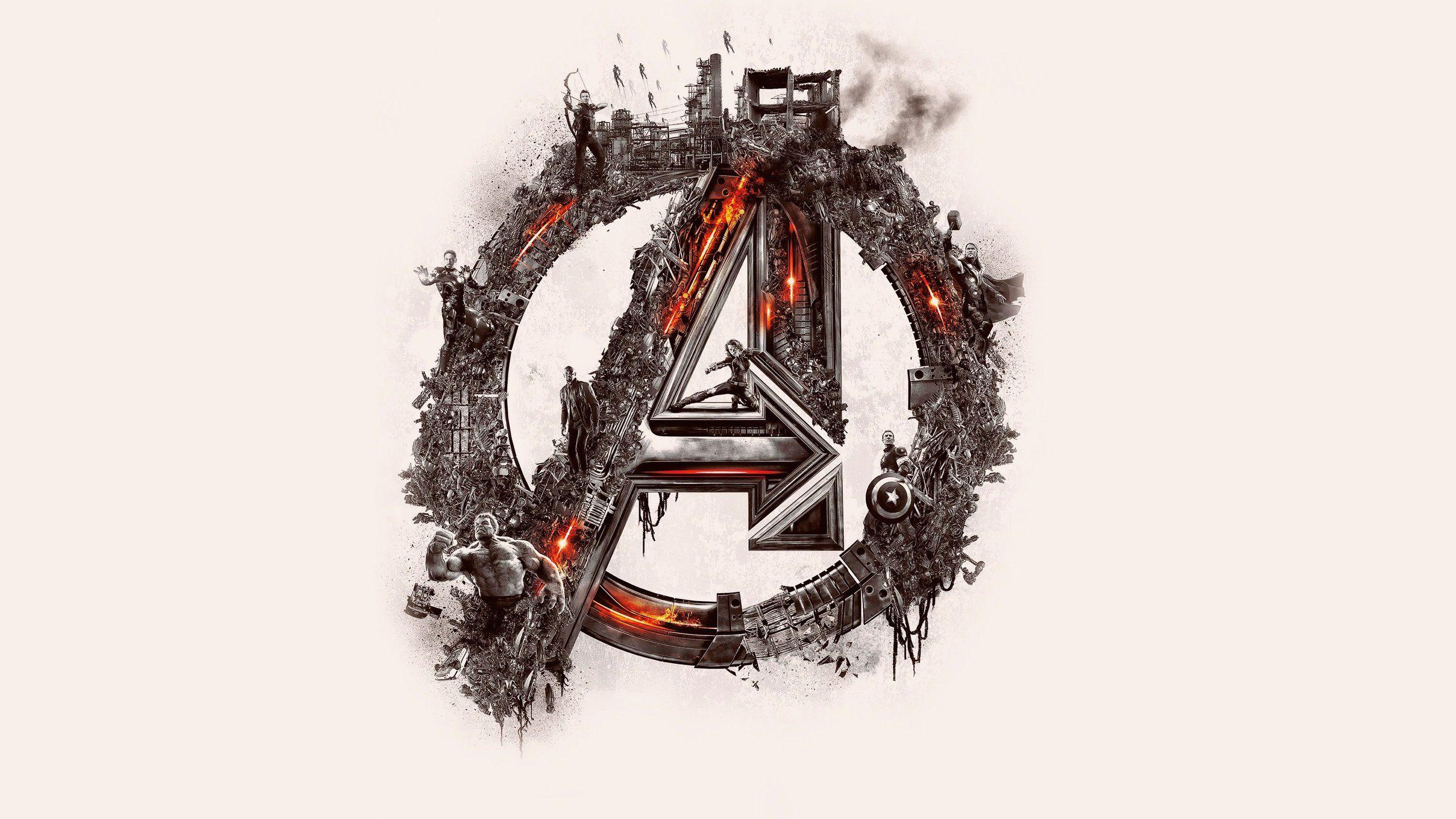 2560x1440 Avengers logo [3000 x 1900]