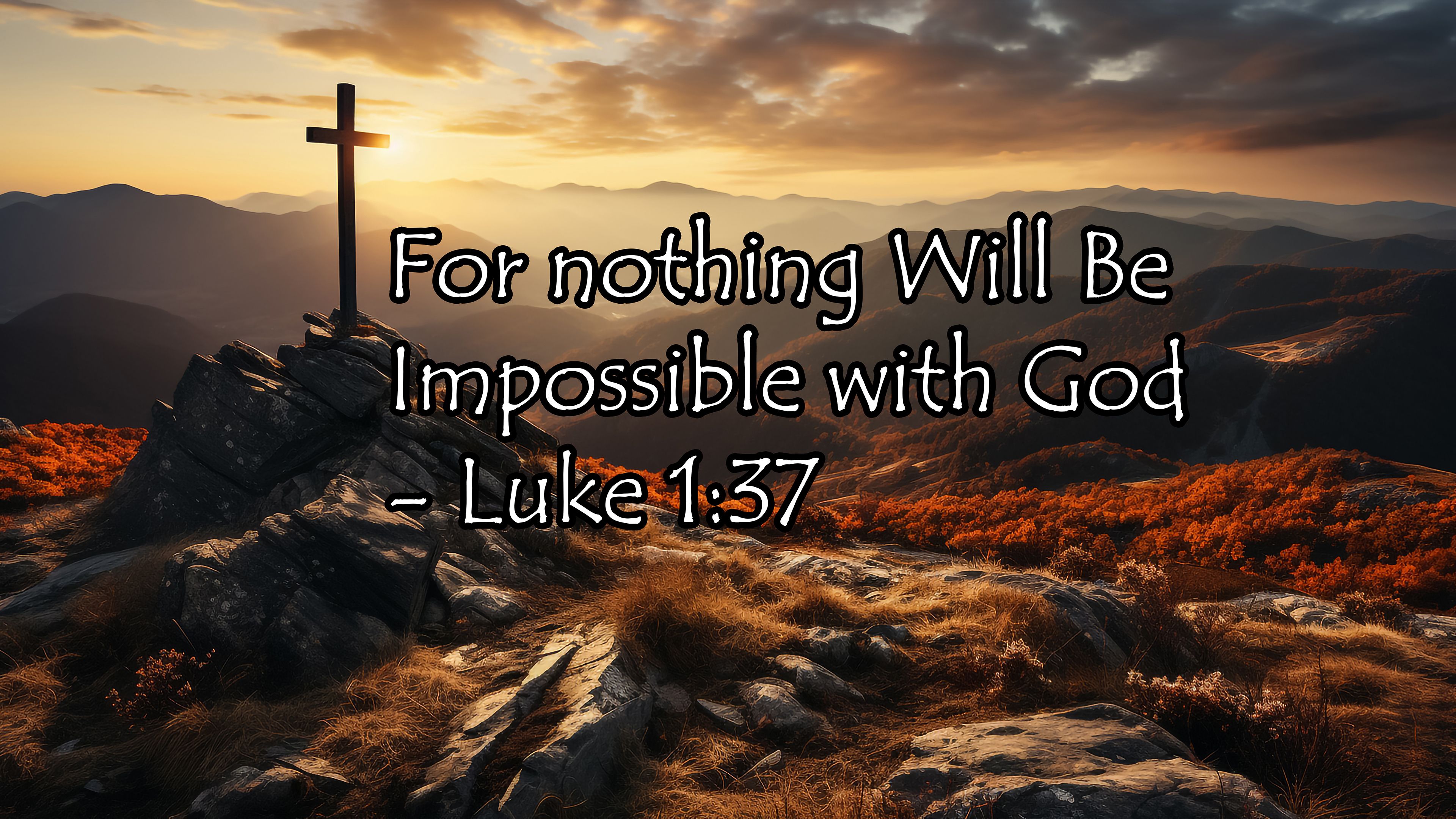 3840x2160 Bible Verse 4K OLed Wallpaper