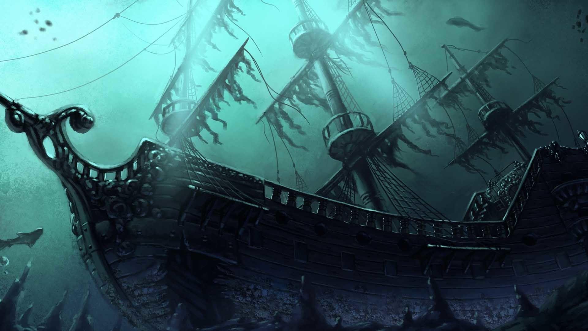 1920x1080 Pirate Ship Wallpaper