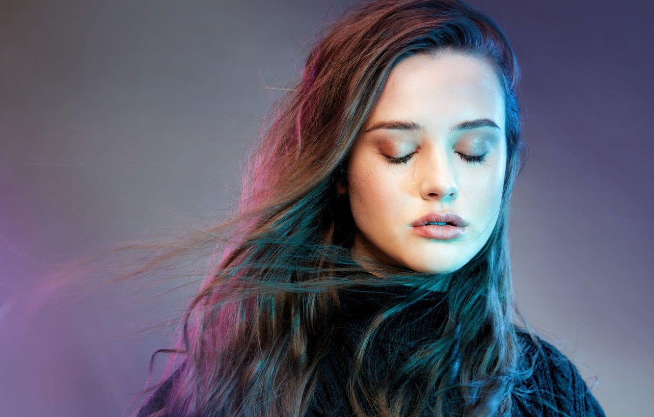 1332x850 Wallpaper actress, tear, Katherine Langford image