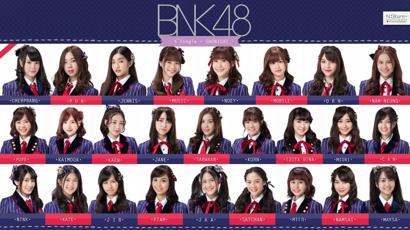 1600x900 BNK48 shonichi (วันแรก) 3rd Single Wallpaper