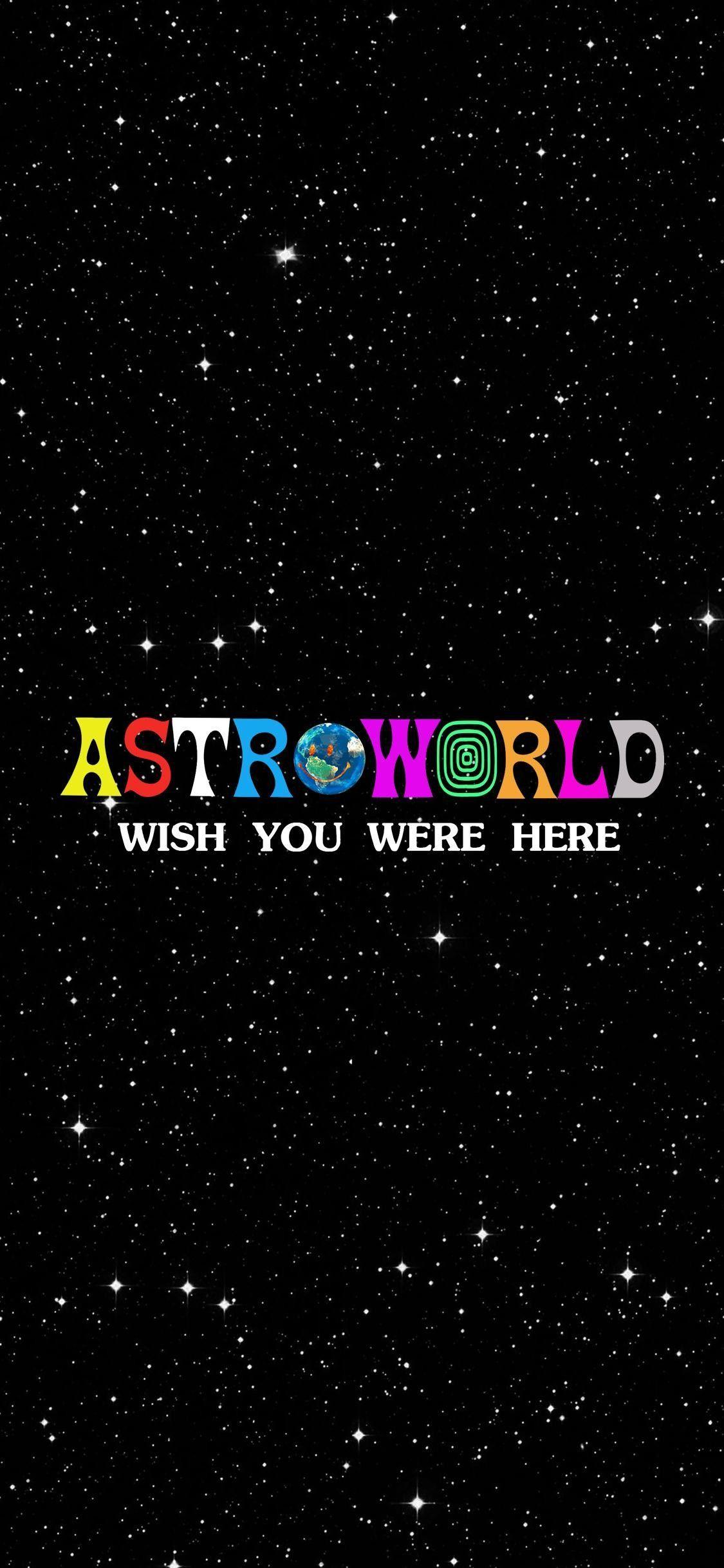 1125x2436 Travis Scott. La Flame. ASTROWORLD. Wish You Were Here