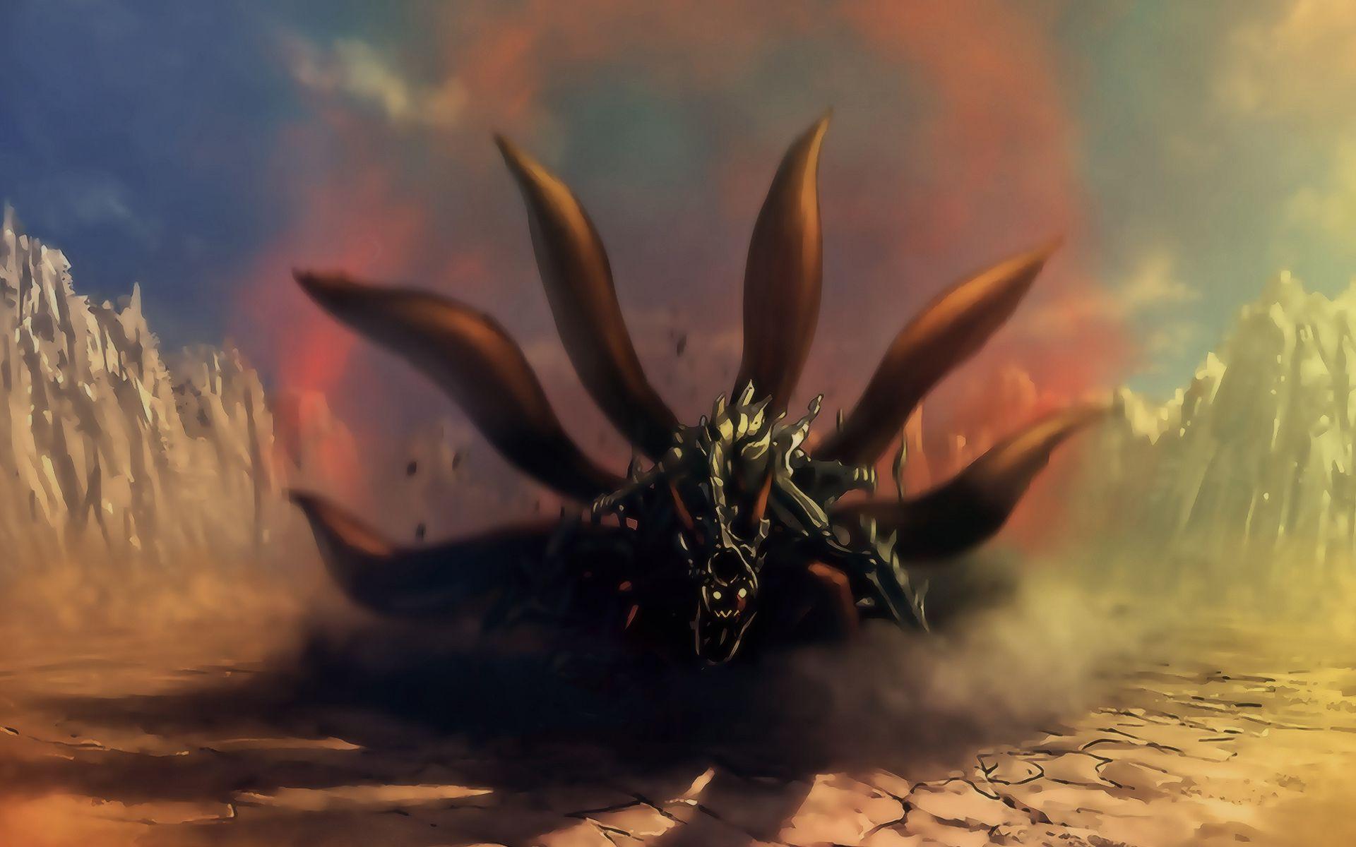 1920x1200 Naruto Nine Tails Wallpaper