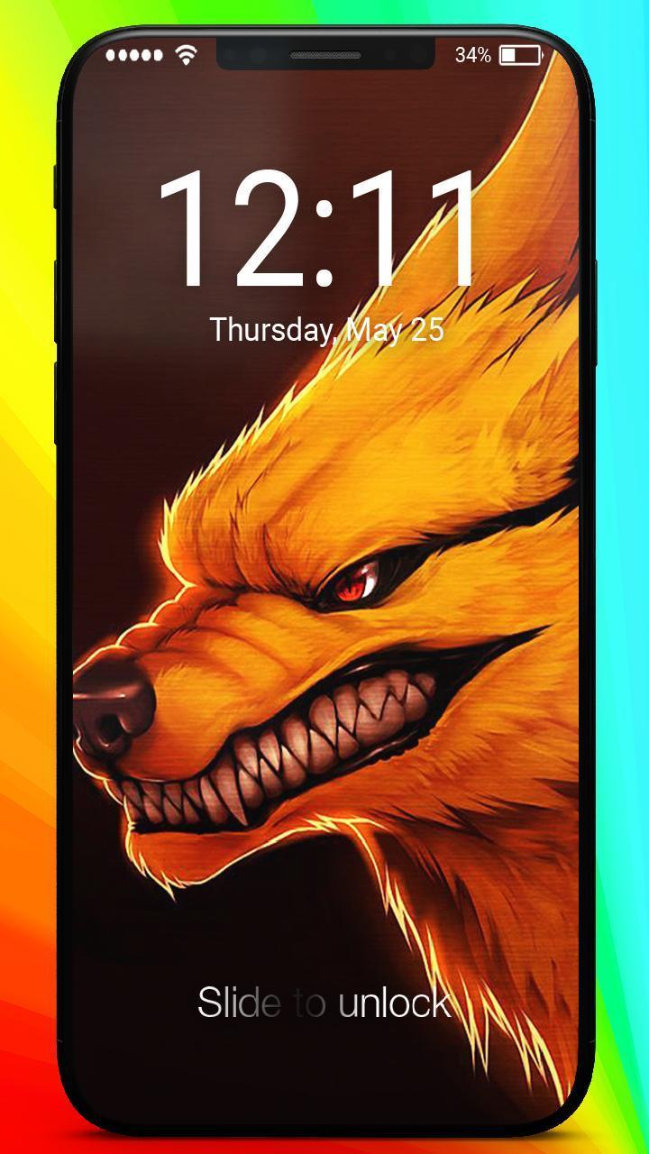720x1280 Nine Tailed Fox Wallpaper HD Art Smart Lock Screen for Android