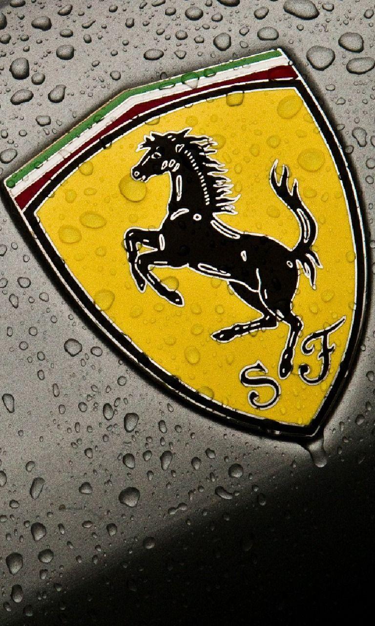 768x1280 Free download Ferrari Logo Wallpaper Phone Phone wallpaper