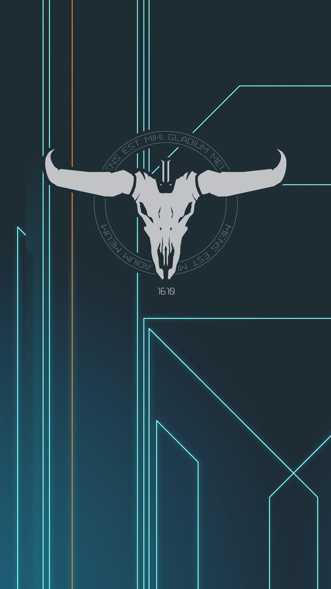 1080x1920 Animal skull illustration, Halo 5: Guardians, Windows Phone