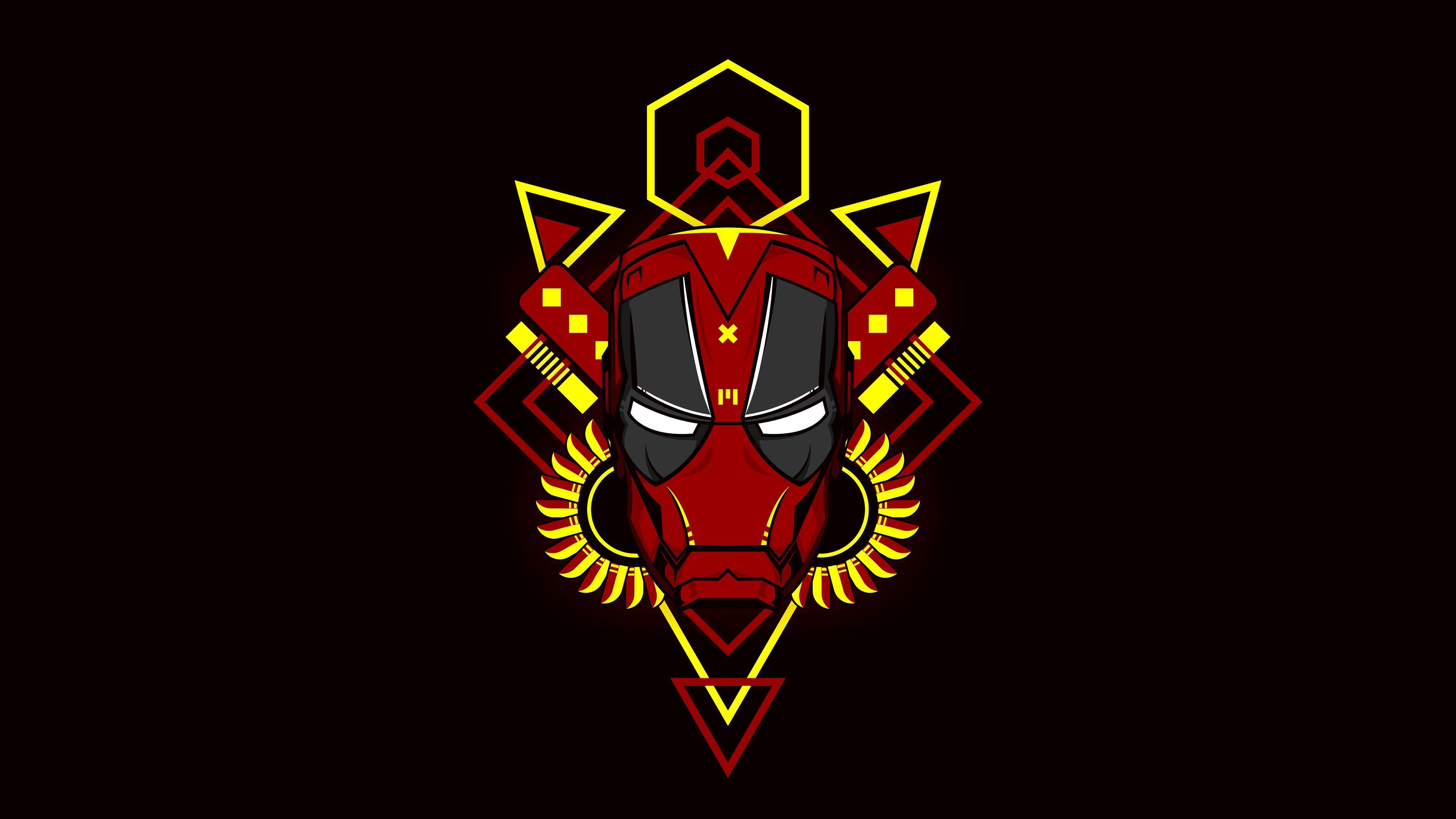 3840x2160 Iron Man Symbol Wallpaper