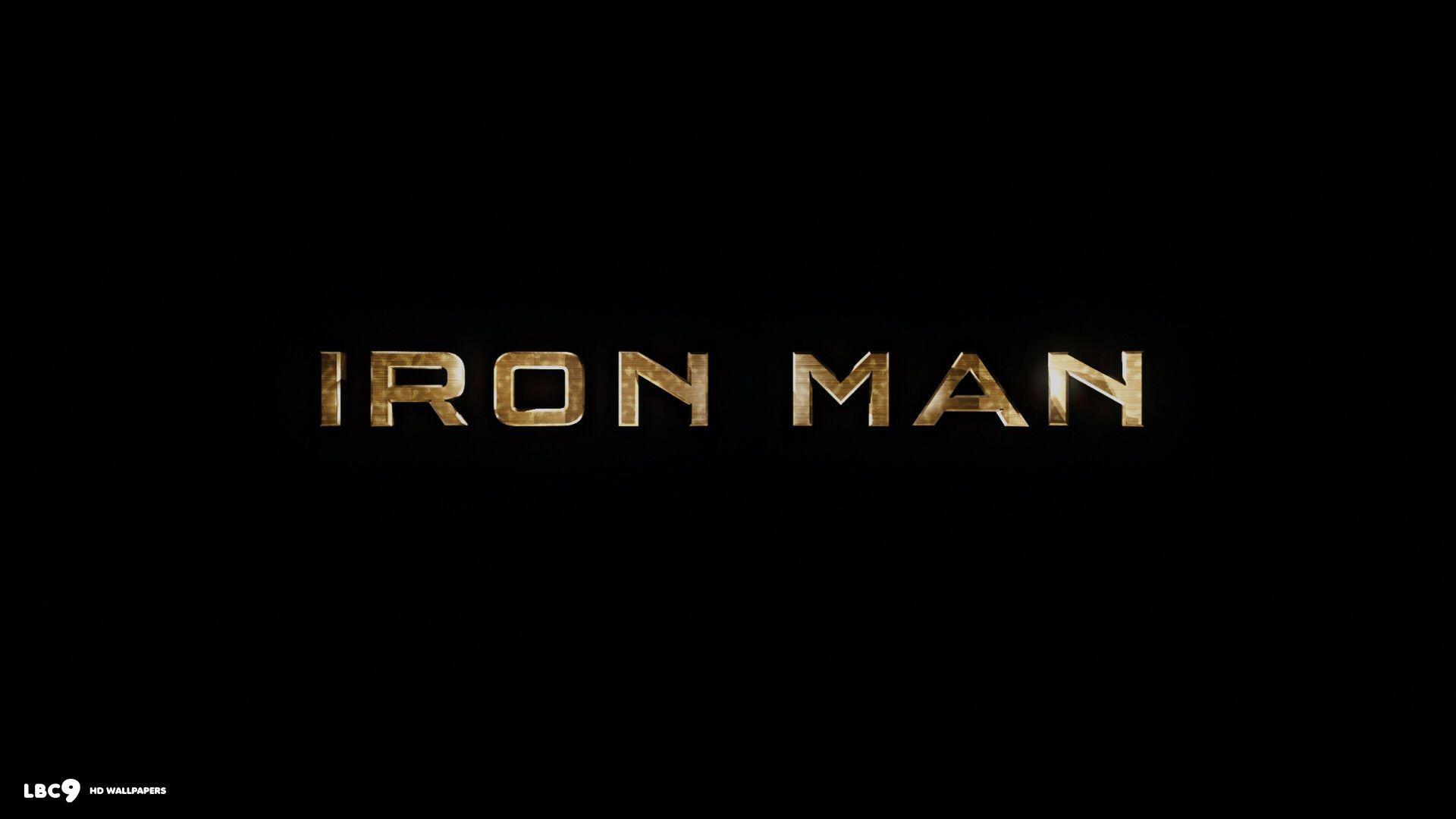 1920x1080 Beautiful Iron Man Logo Wallpaper Widescreen