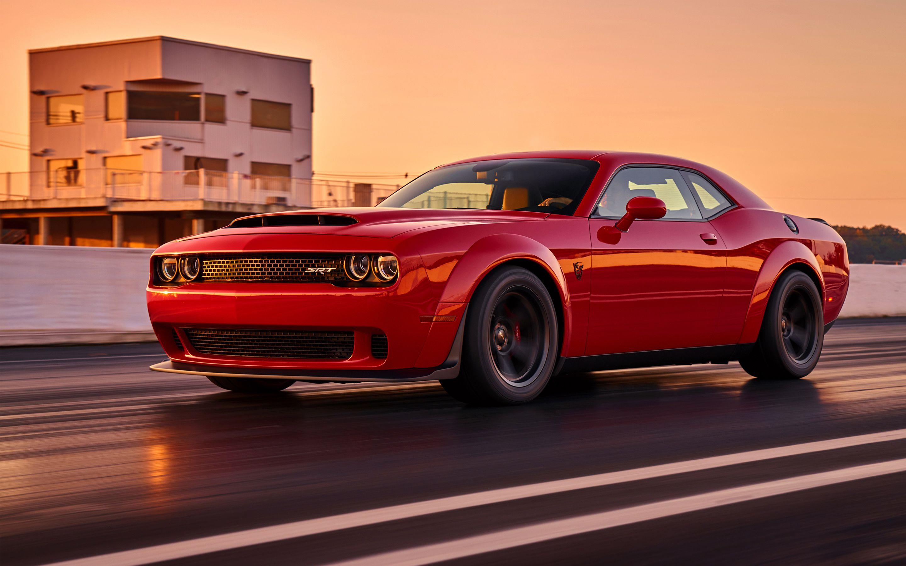 2880x1800 Dodge Challenger SRT Demon 2018 HD Wallpaper. HD