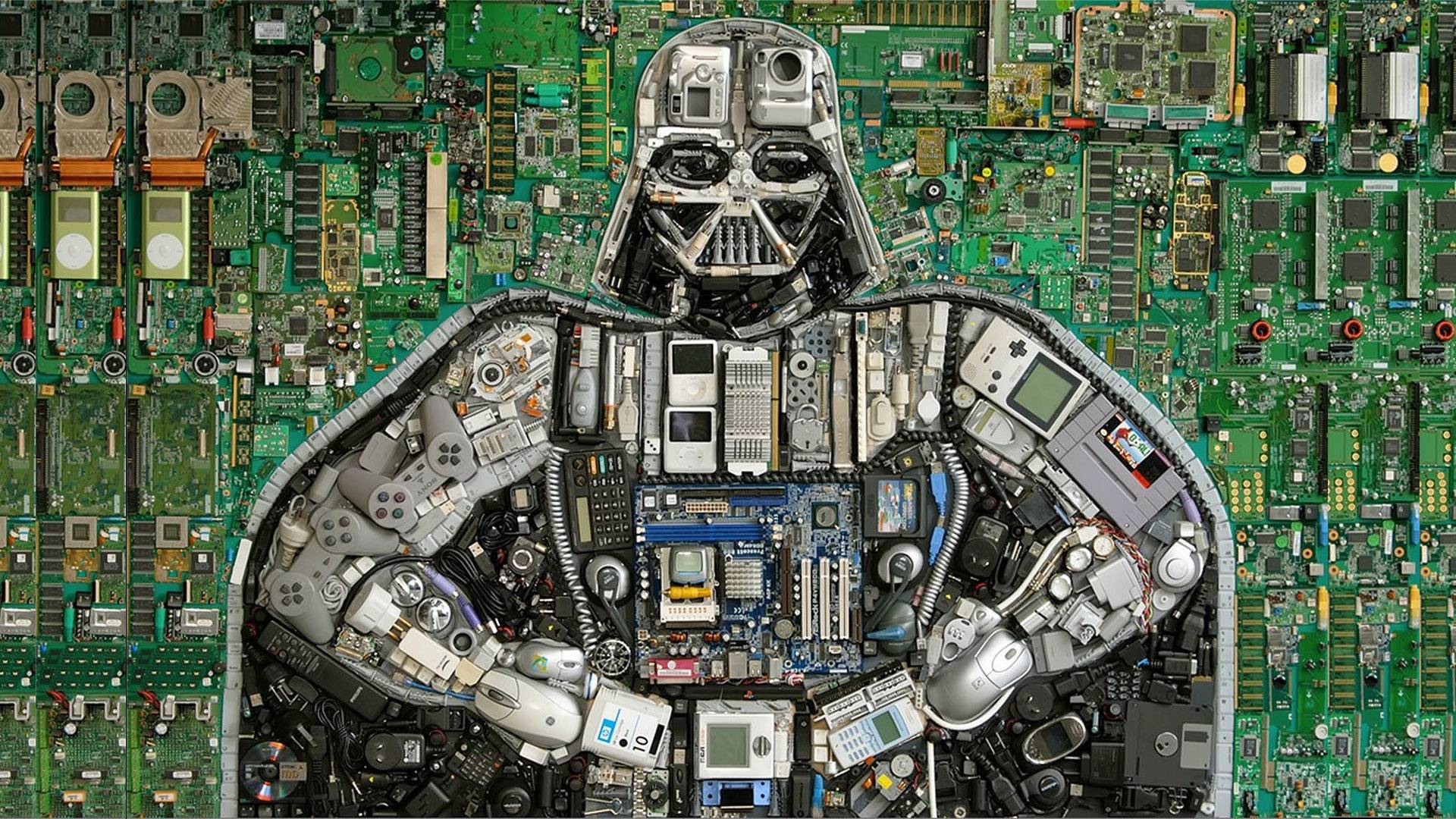 1920x1080 Darth Vader Mosaic [1920x1080]