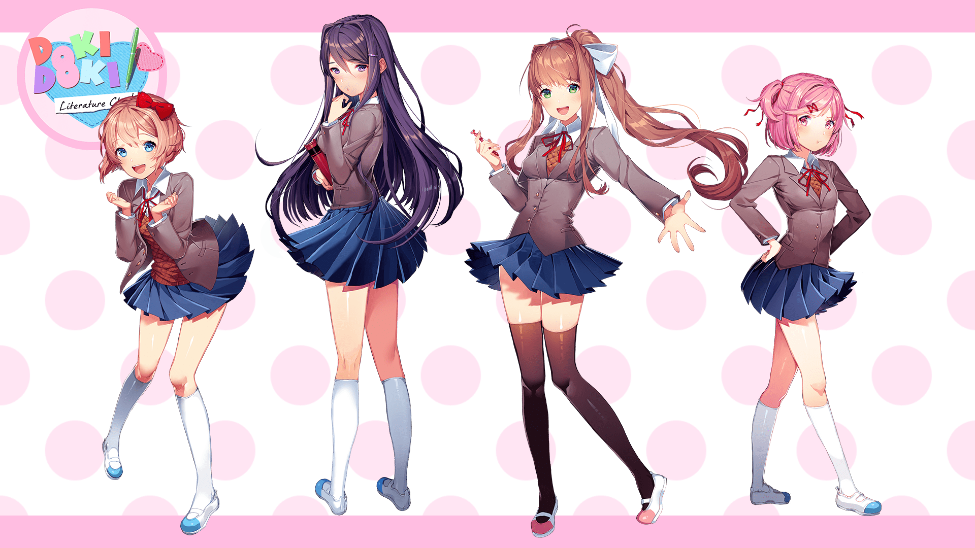 1920x1080 Doki Doki Literature Club! HD Wallpaper. Background