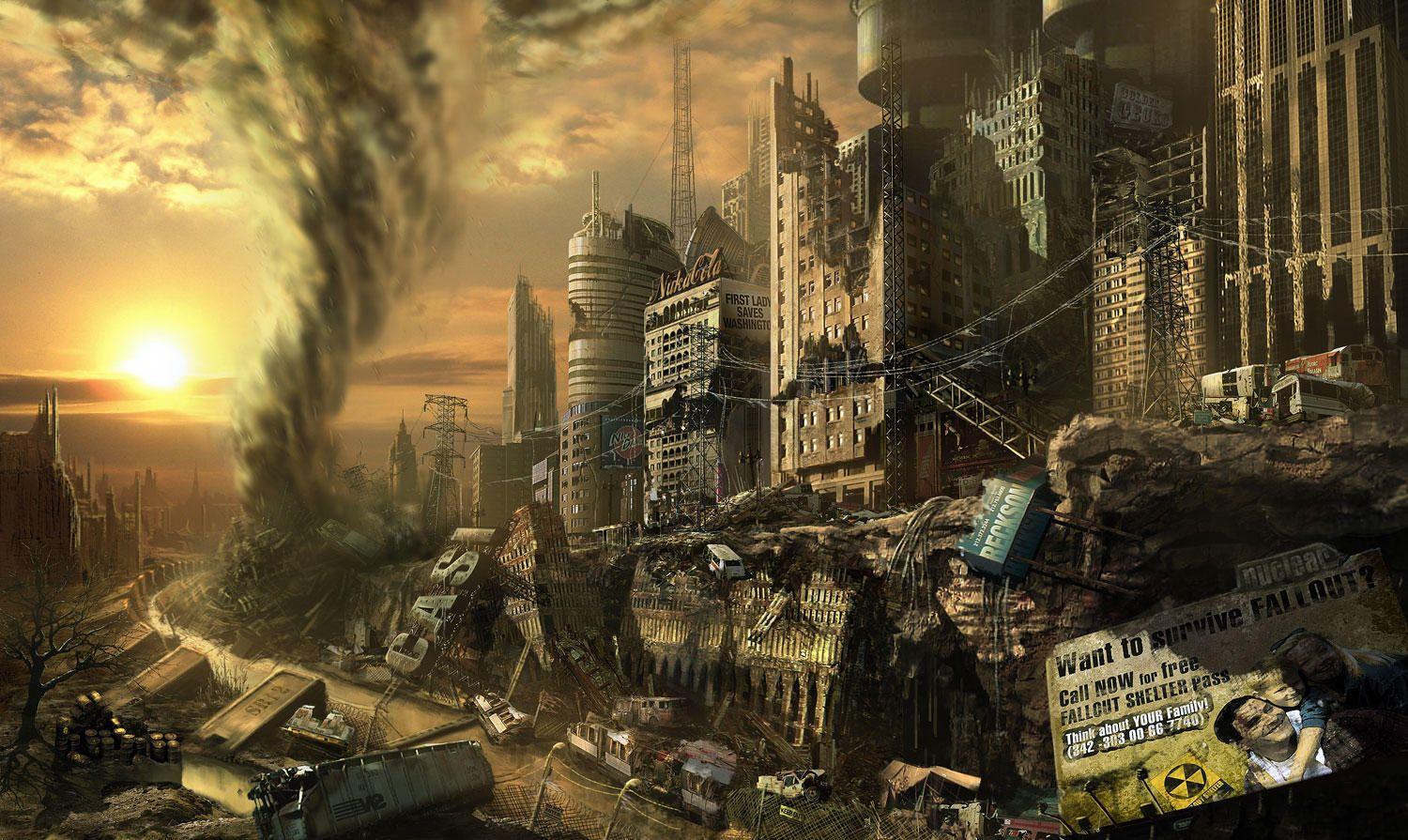 Featured image of post Destroyed City Drawing Background