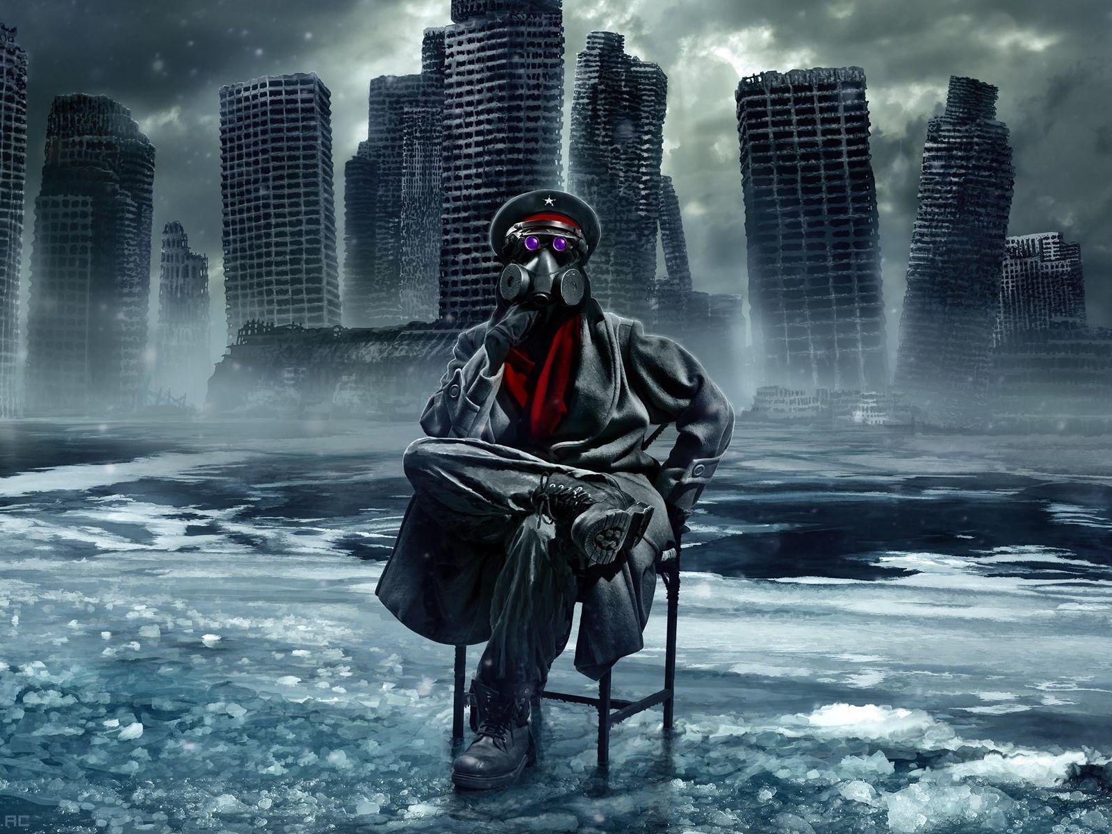 1600x1200 Download wallpaper 1600x1200 drawing, apocalypse