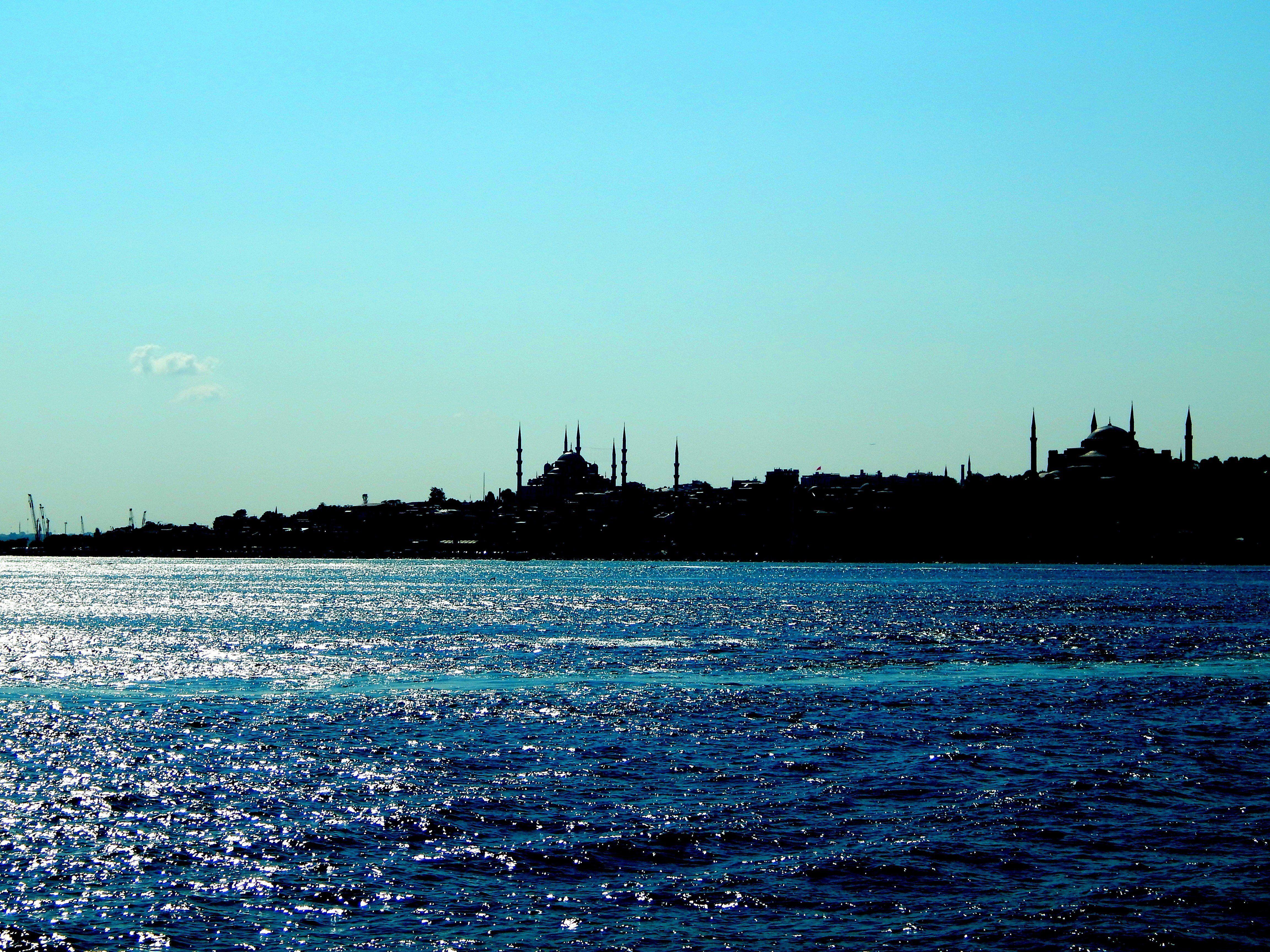 4608x3456 Istanbul sultan ahmet mosque Turkey blue sea Bosphorus Ottoman Empire Hagia Sophia wallpaperx3456