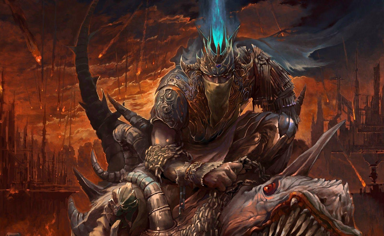 1600x982 Wallpaper Land: Dark Warrior