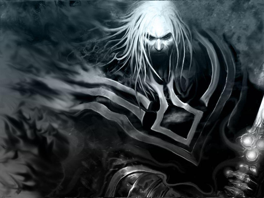 1024x768 Dark Warrior Wallpaper