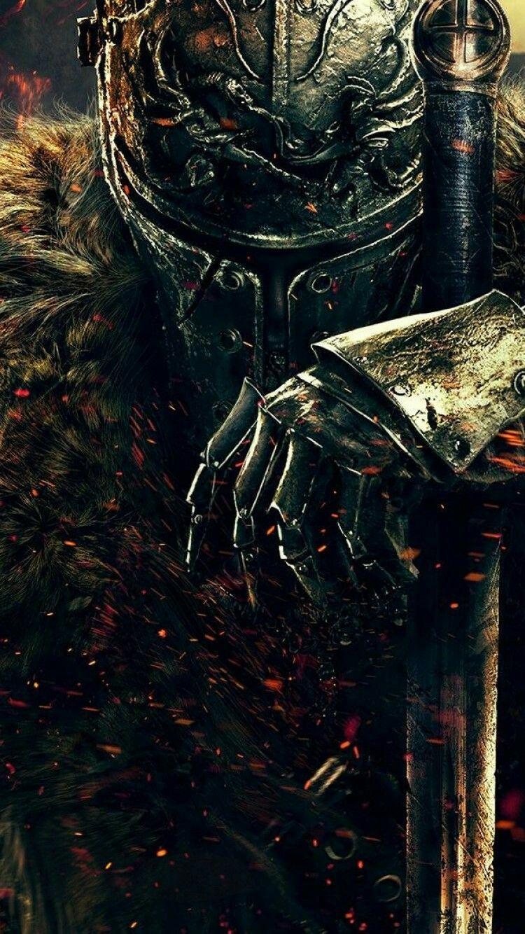 750x1334 Dark Warrior Wallpaper. Warriors wallpaper, Dark warrior