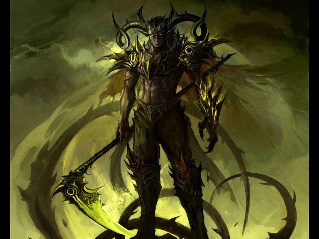 1024x768 Free download Dark Warrior Fantasy Wallpaper 20640896