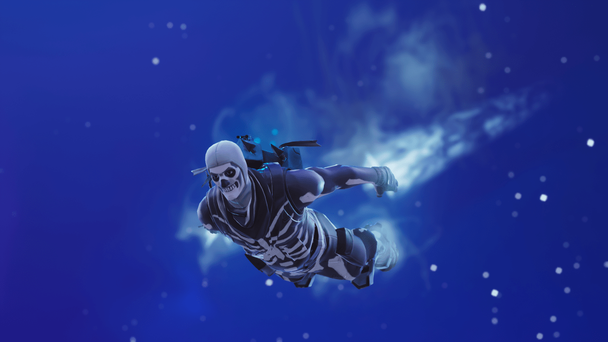 1220x686 Cool Fortnite Wallpaper Skull Trooper Galaxy