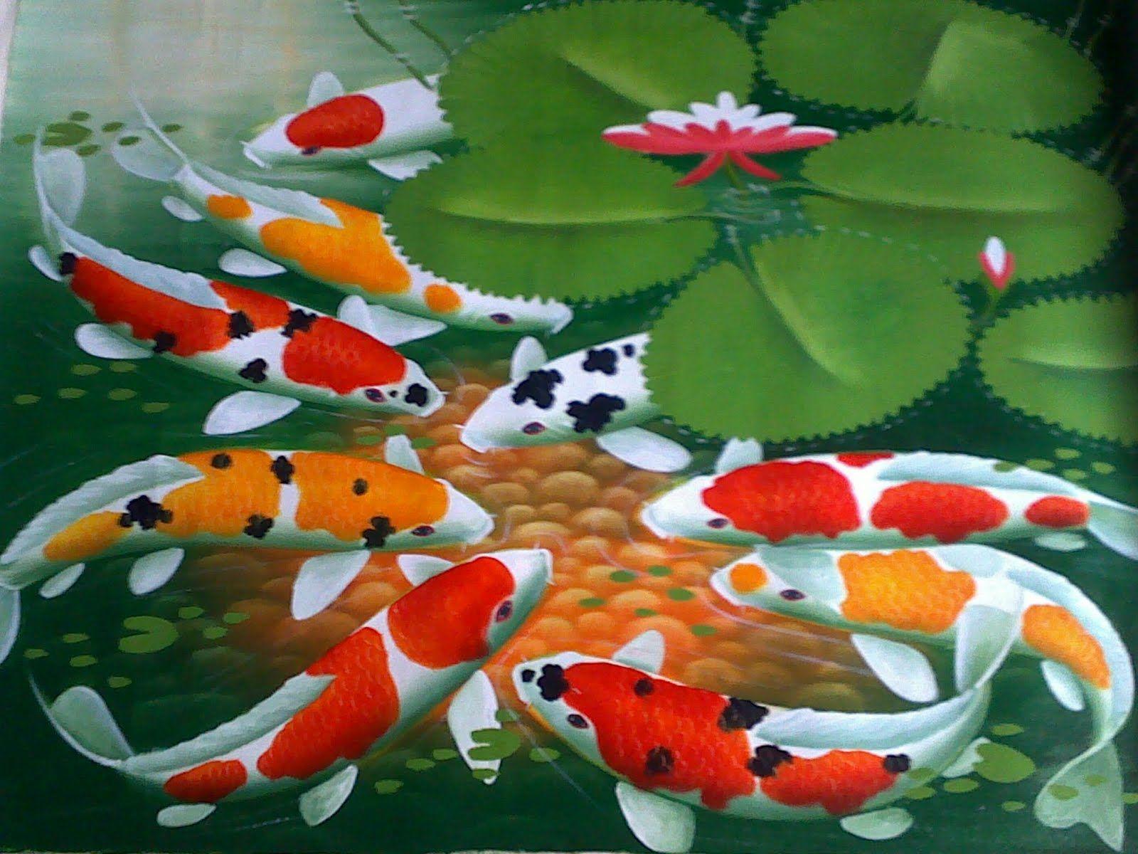 Koi Fish Wallpaper 3d Image Num 12