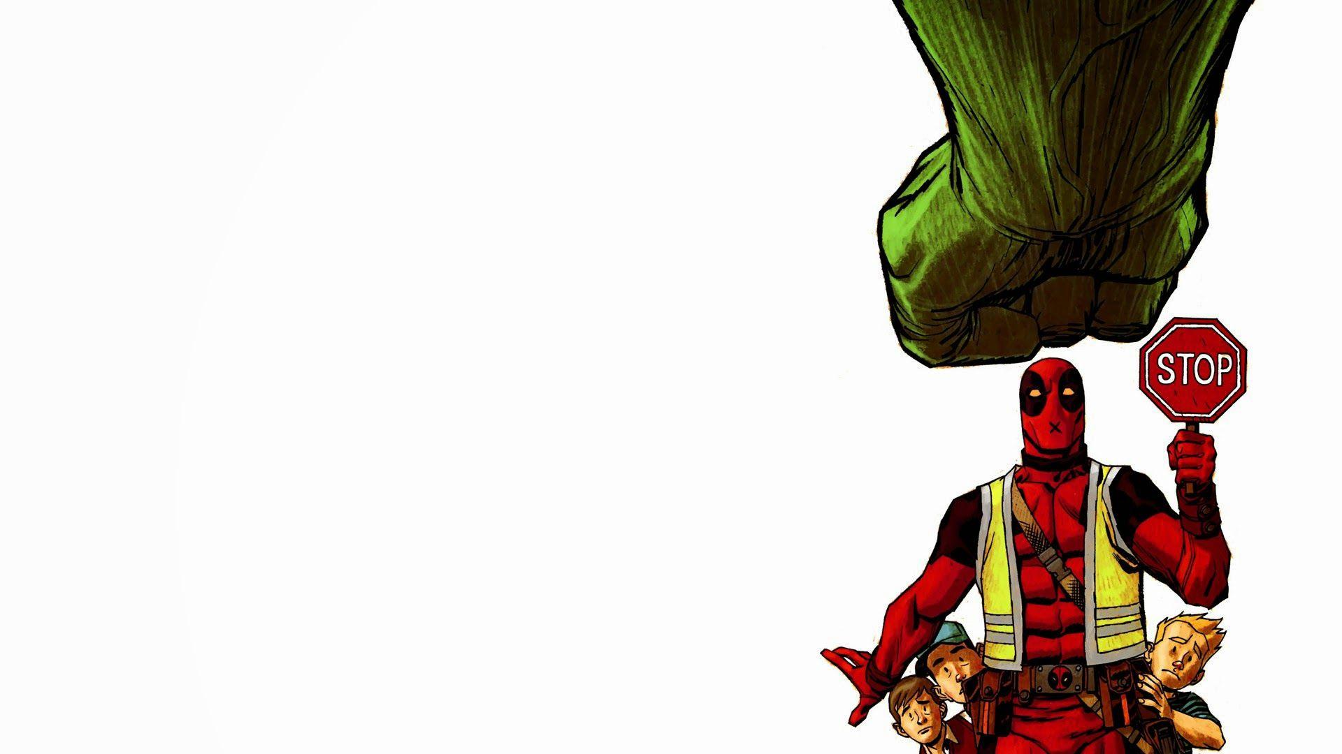 1920x1080 Deadpool and Hulk Funny wallpaper 2018 in Deadpool