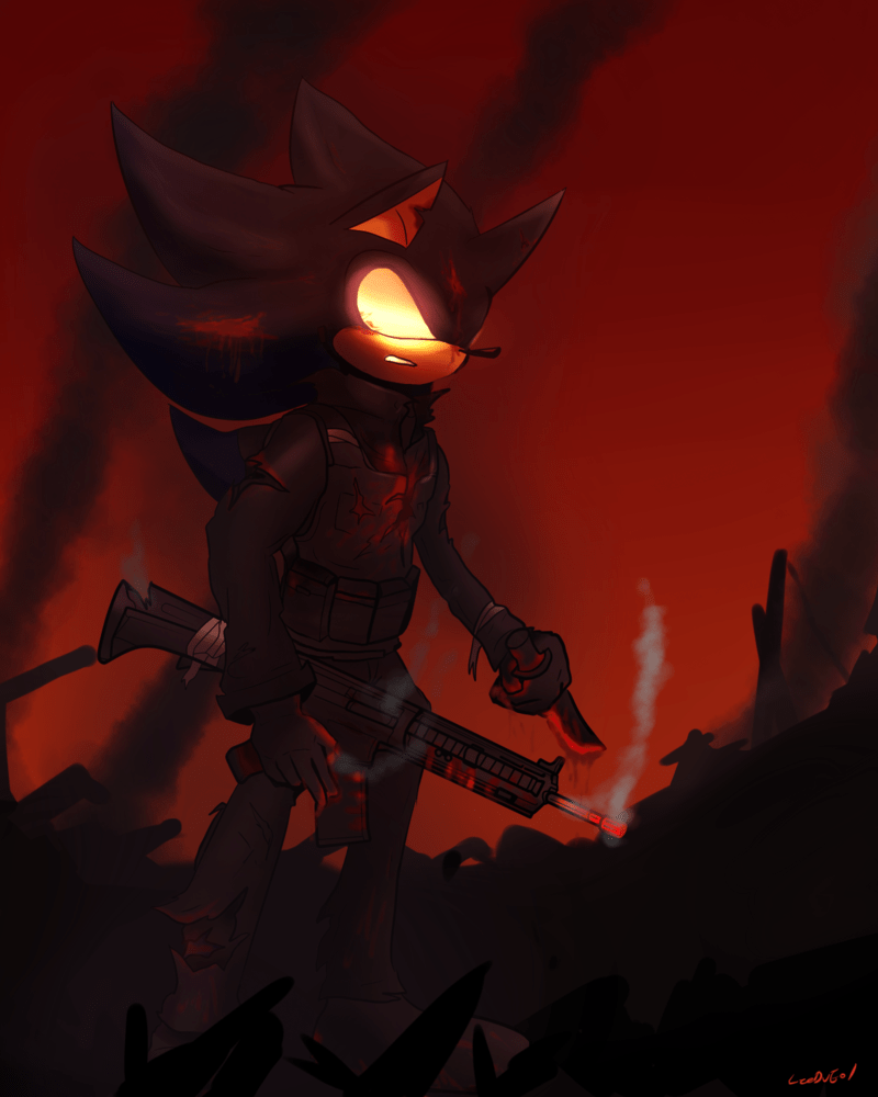 800x1000 Dark sonic wallpaper