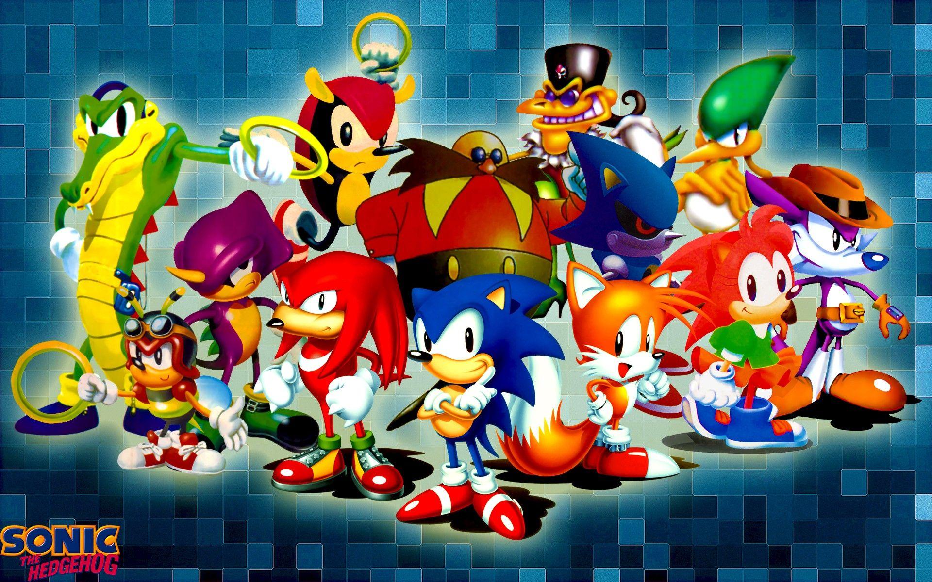Sonic Characters Wallpapers Top Free Sonic Characters Backgrounds Wallpaperaccess