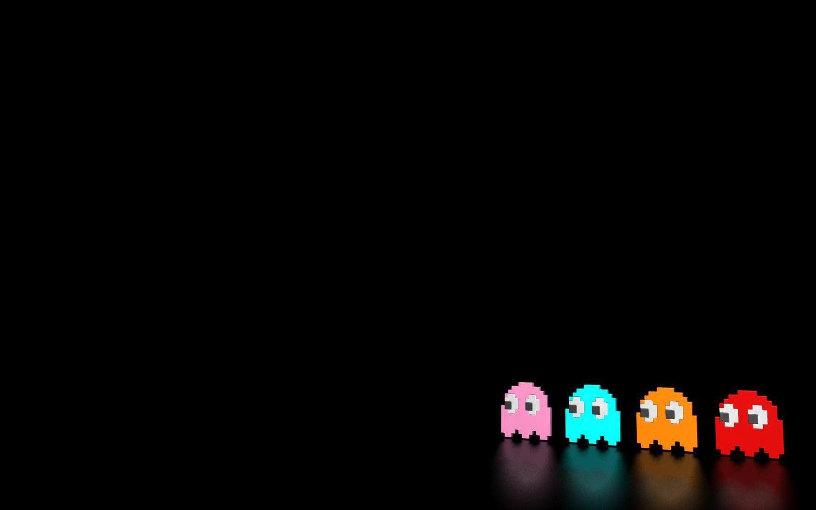 1680x1050 Simple Black Wallpaper