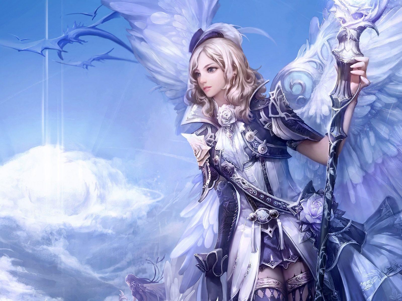 1600x1200 Beautiful Angel Wallpaper