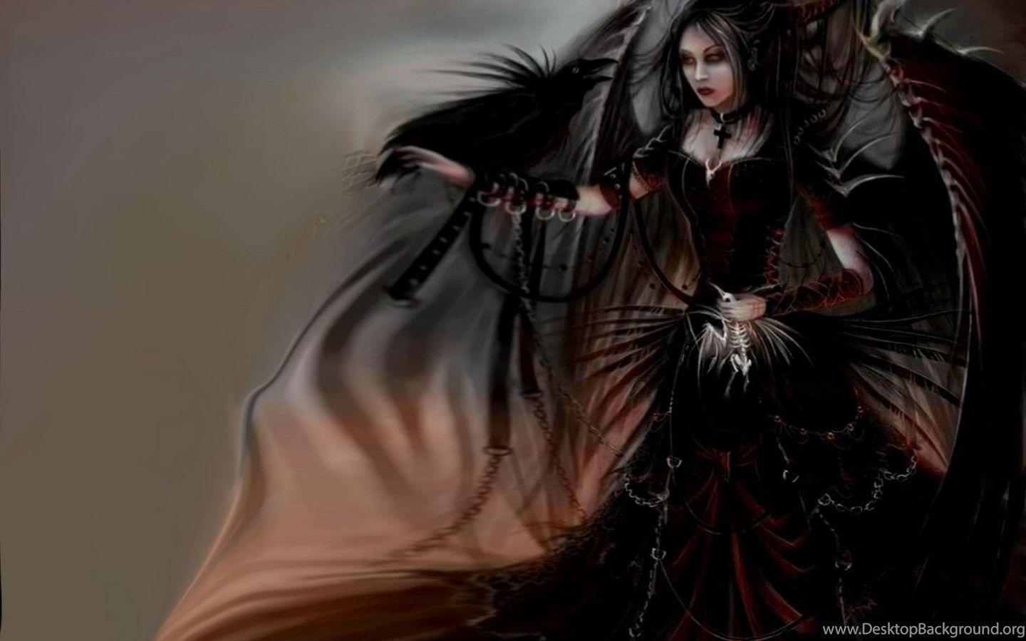 1440x900 Dark Fairy Wallpaper Desktop Background