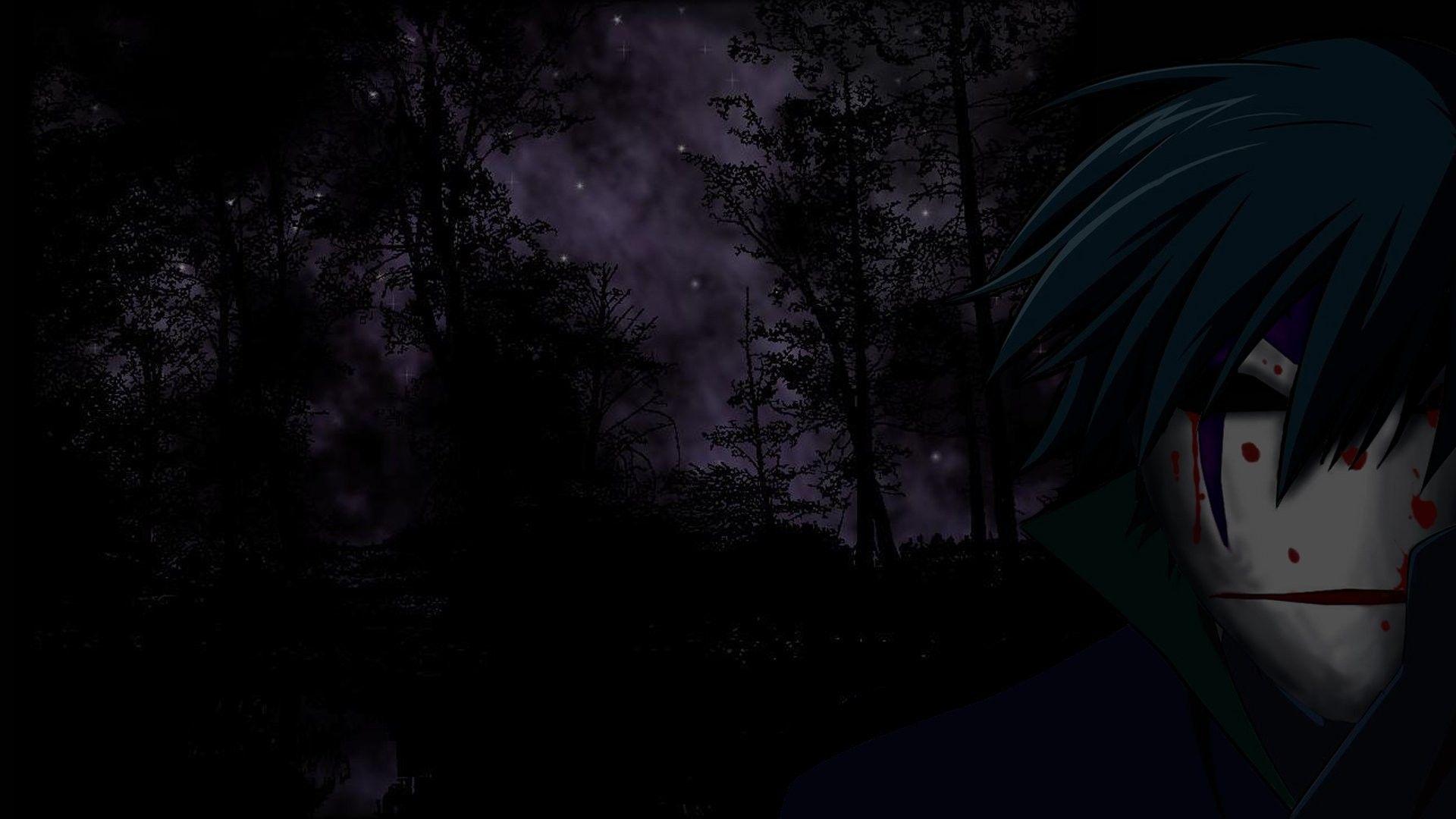 1920x1080 Dark Anime Scenery Wallpaper background picture