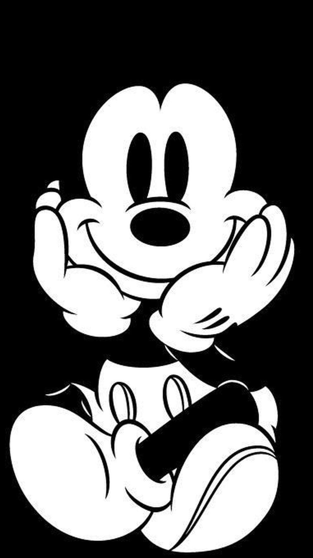 Mickey Mouse Black and White Wallpapers - Top Free Mickey ...